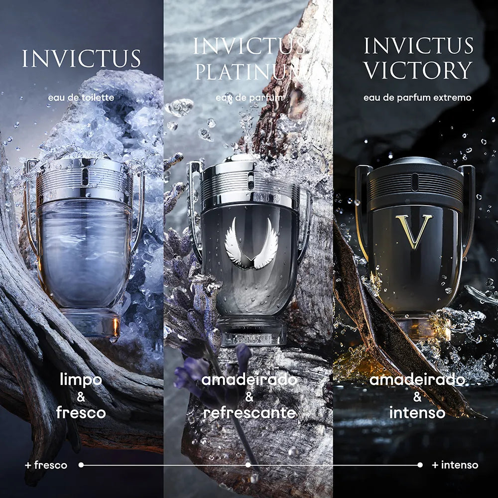 Paco Rabanne Invictus Platinum Eau De Parfum 200ml Masculino